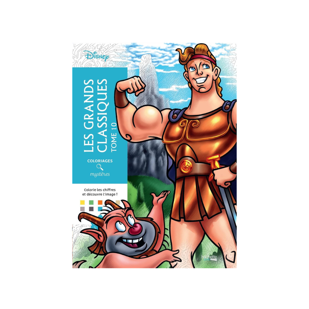 Coloriages mystères Disney - Les Grands classiques Tome 10