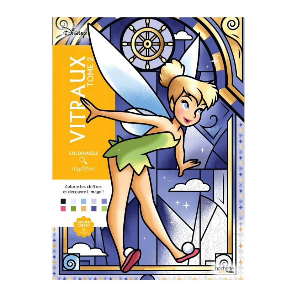 Coloriages mystères Disney - Vitraux Tome 2