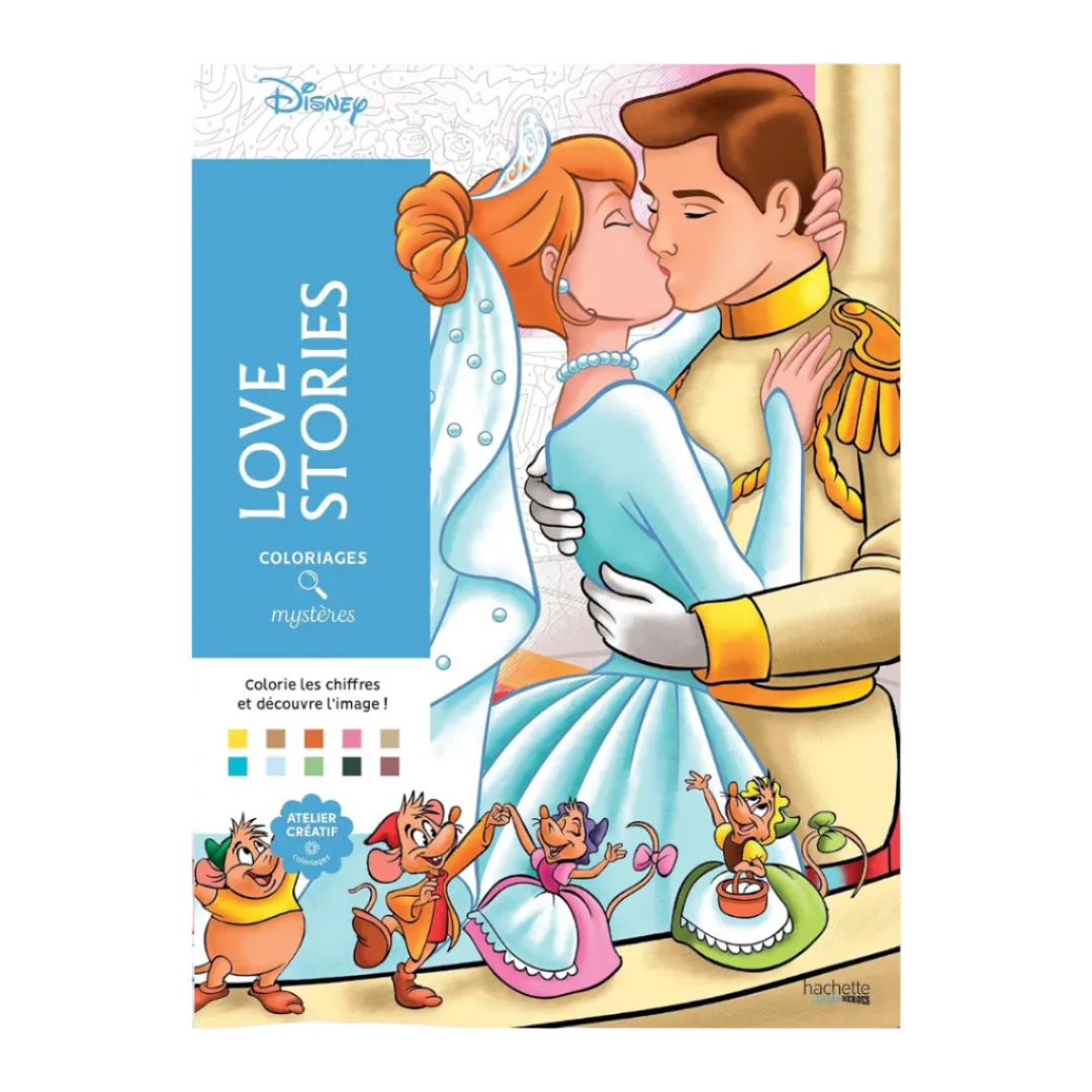Coloriages mystères Disney - Love Stories